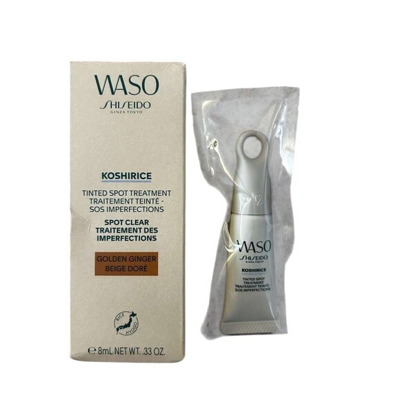 New Shiseido Waso Koshirice Tinted Spot Treatment No. Golden Ginger 0.33 oz - Picture 1 of 3